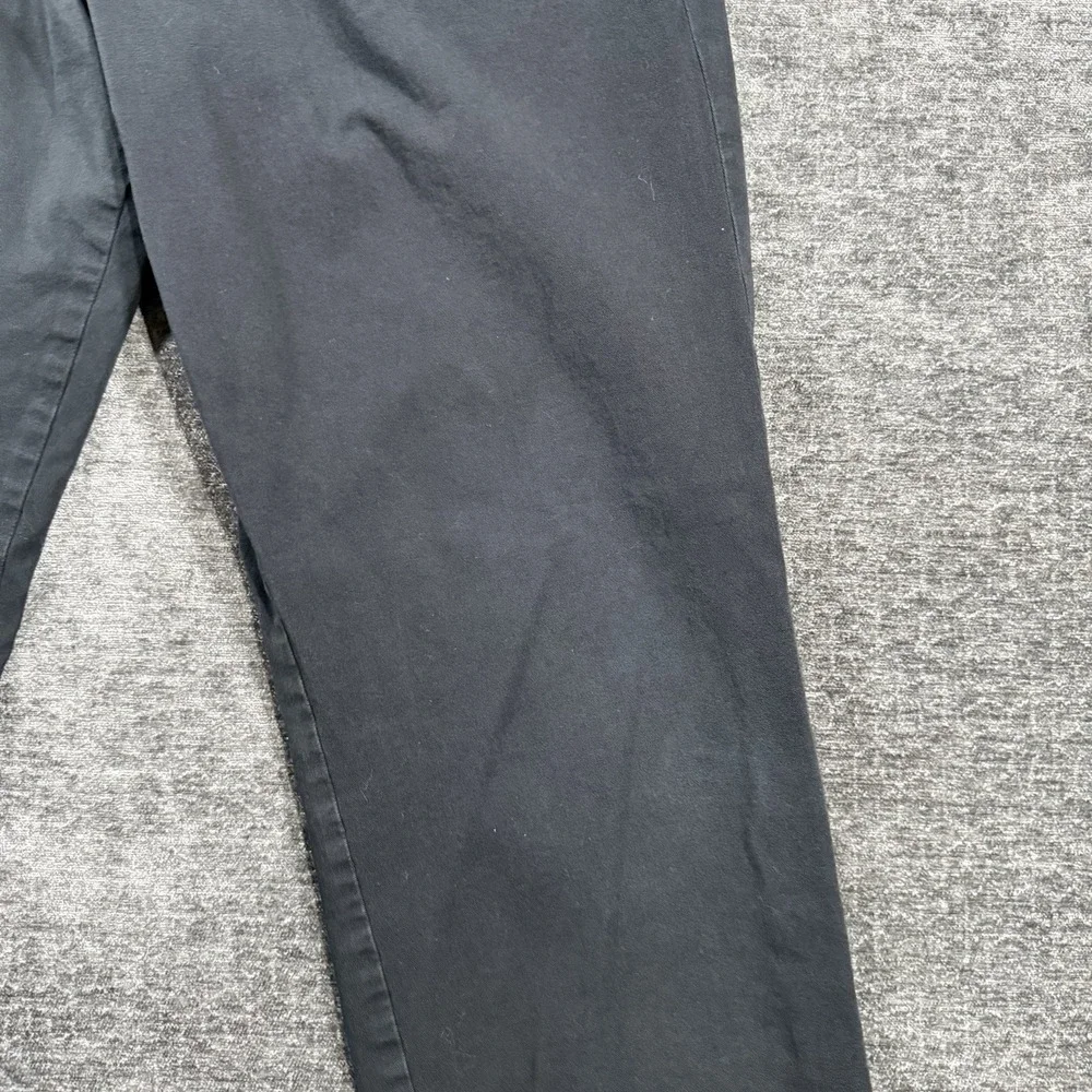 Gap Ultimate‎ Khaki Slim Fit Flat Front Pants Men's True Black Size 34x30 Chino